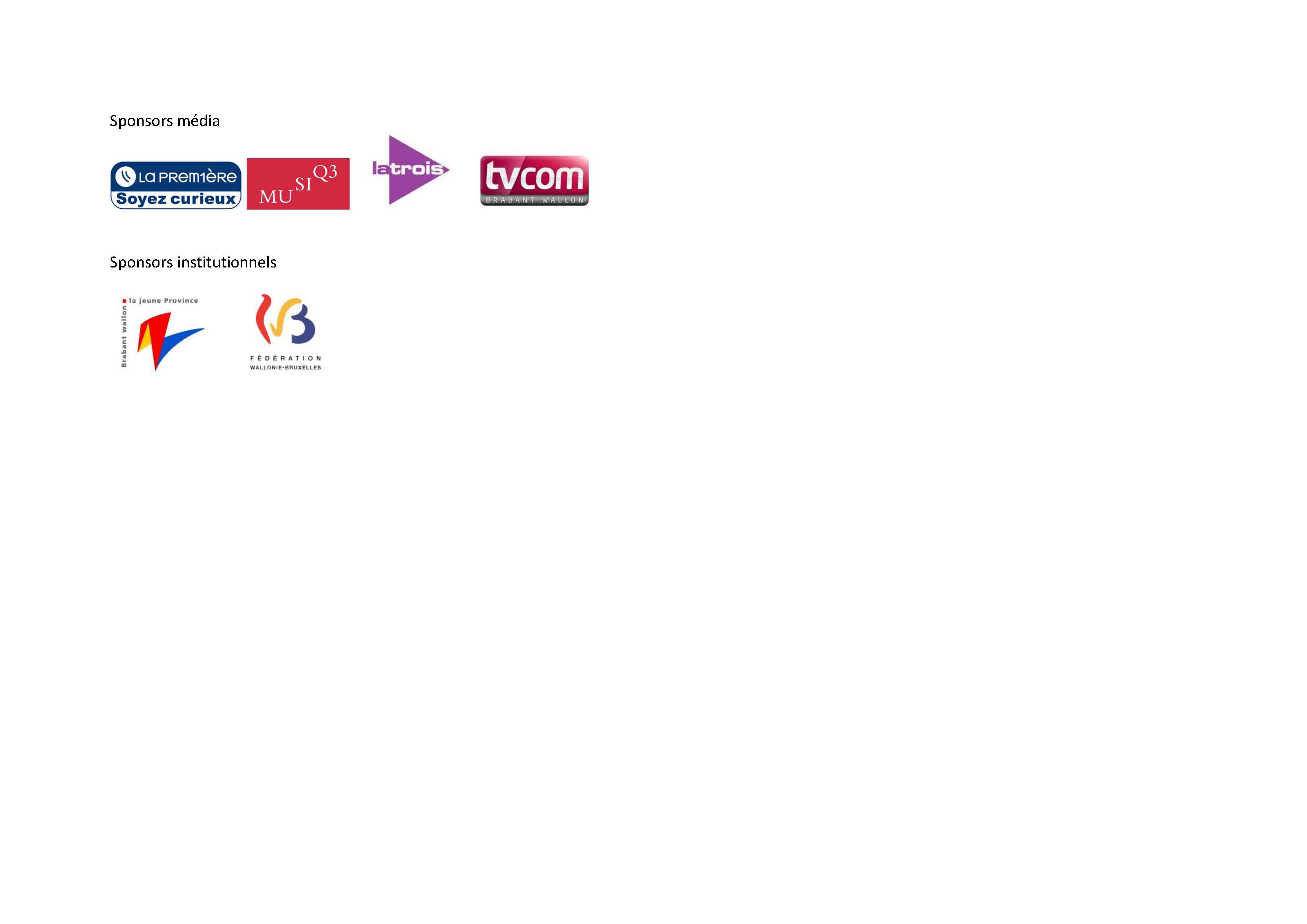 logos sponsors van Dam logos sponsors van Dam